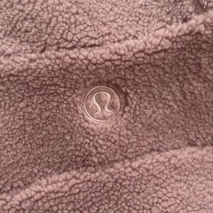 Lululemon M/L fleece pink peony scuba